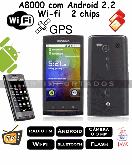 Smartphone Android 2.2 A8000 Dual chip + Tv + GPS + Wifi